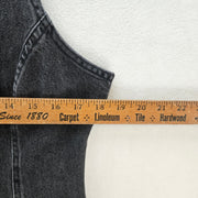 LEVI'S WOMEN'S LARGE TULI DENIM MINI DRESS BLACK WASH NWT