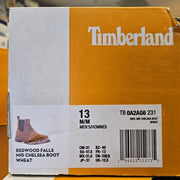 TIMBERLAND MEN'S 13 REDWOOD FALLS CHELSEA BOOT WHEAT FULL GRAIN TB0A2AG6231