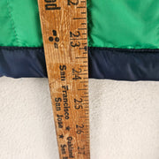 THE NORTH FACE WOMEN'S XS CIRCALOFT 1/4 ZIP PULLOVER HOODED QUILTED EMERALD