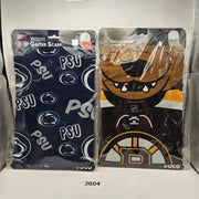 LOT OF 2 YOUTH GAITER SCARVES PENN STATE NITTANY LIONS BOSTON BRUINS FOCO FACE