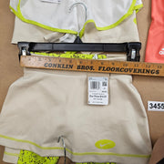 LOT OF 5 - ADIDAS NIKE ATHLETIC GIRLS XS-L SKORTS SHORTS NWT