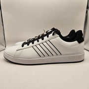 ADIDAS MEN'S 14 GRAND COURT 2.0 WHITE BLACK CASUAL LIFESTYLE SNEAKER JS1694