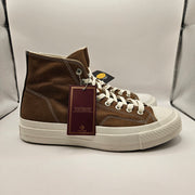 CONVERSE MEN'S 11.5 FIRST STRING BROWN VIBRAM ALL LEATHER CHUCK TAYLOR A17915C