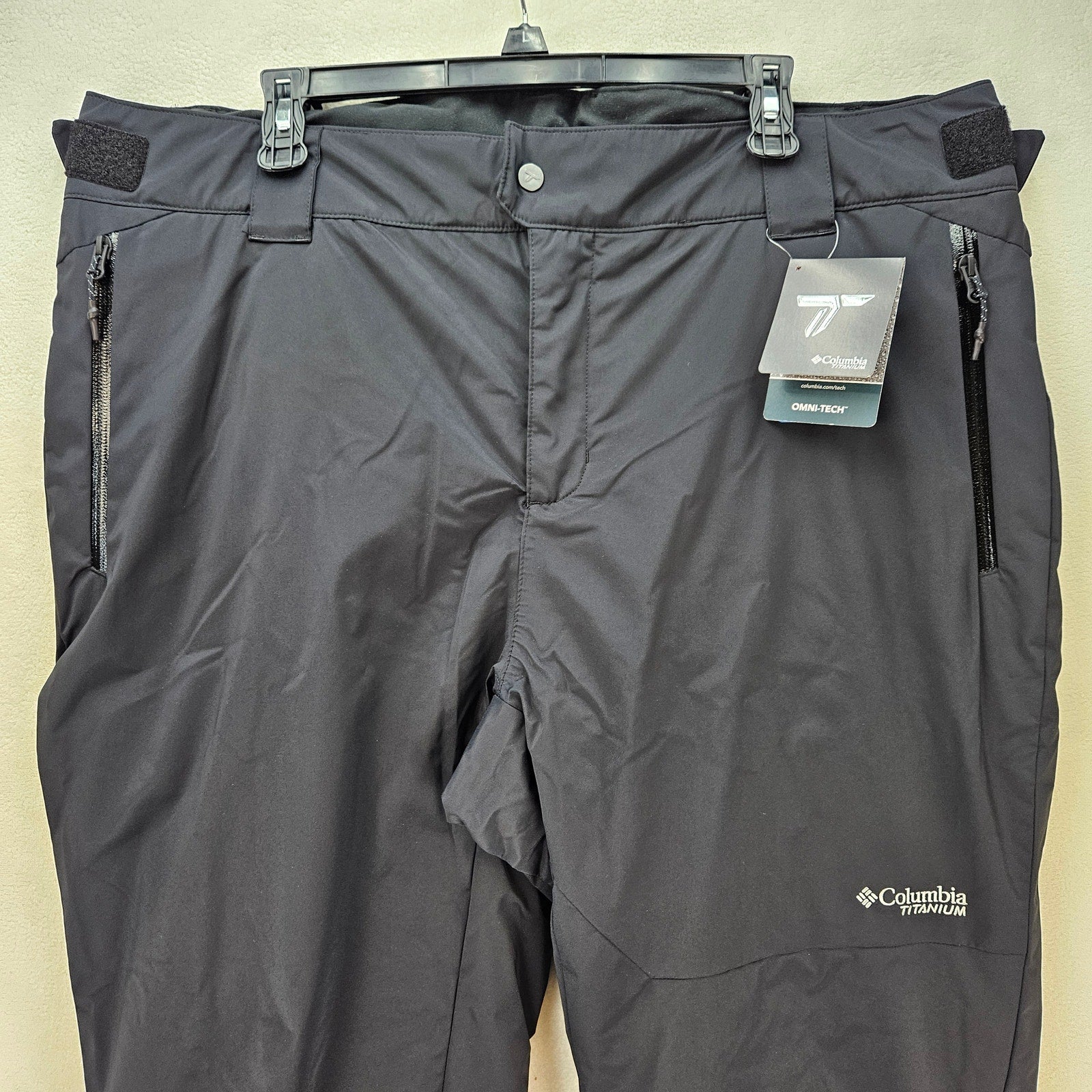 COLUMBIA WOMEN'S XXL TITANIUM SERIES CIRQUE BOWL WP SNOW PANTS BLACK NWT