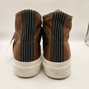 CONVERSE WOMEN'S 9.5 FIRST STRING BROWN VIBRAM ALL LEATHER CHUCK TAYLOR A17915C