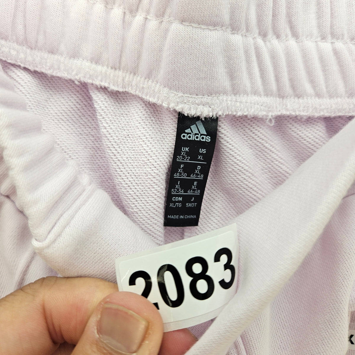 ADIDAS WOMEN'S XL POCKET PULL ON HYPERGLAM FRENCH TERRY SHORTS PINK NWT