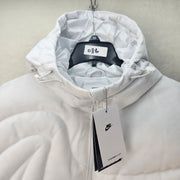 NIKE WOMEN'S LARGE SWOOSH SERIES OVERSIZED DOWN PUFFER HOODED JACKET IB2005-121