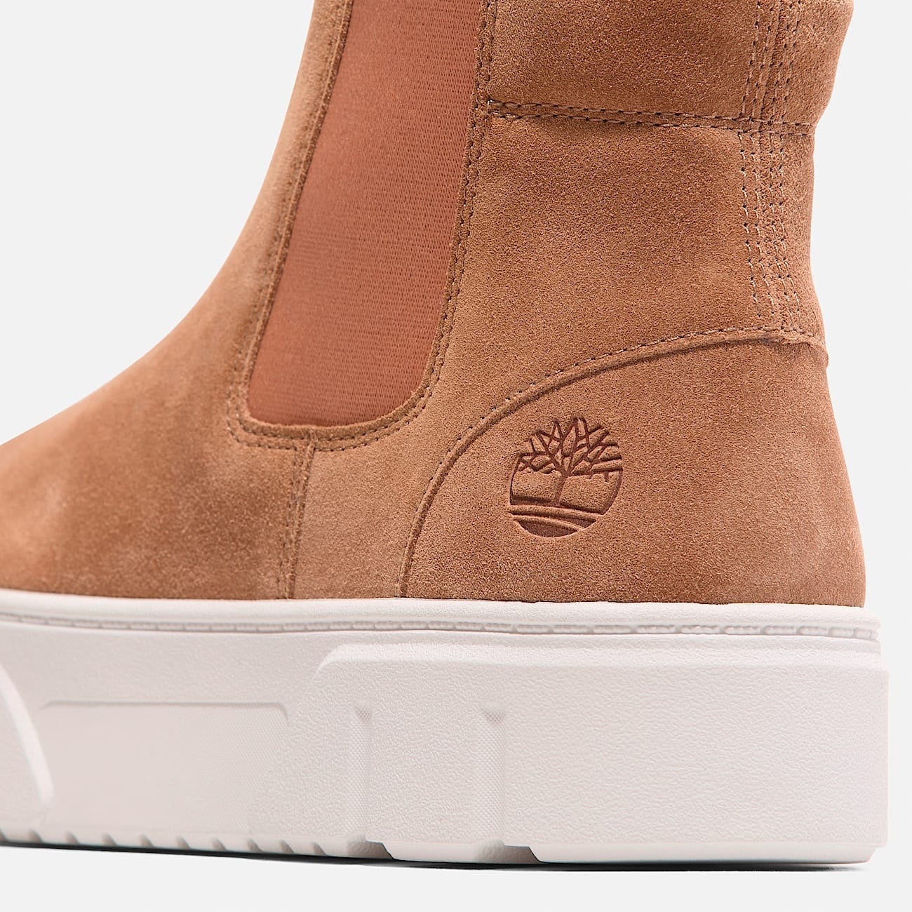 TIMBERLAND WOMEN'S 9.5 LAUREL COURT MID PULL ON SNEAKER RUST SUEDE NIB