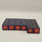 LOT OF 6 - ESTEE LAUDER LIPSTICKS - 662 X2, 333 X2, 931 AND 927 NIB