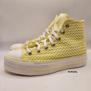 CONVERSE WOMEN'S 8 CHUCK TAYLOR ALL STAR LIFT HI PLATFORM LEMON SLUSHY A14967C