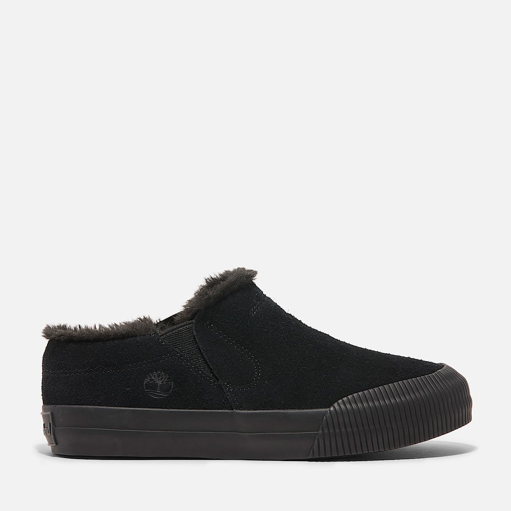 TIMBERLAND WOMEN'S 9 SKYLA BAY 2.0 LOW WARM LINED SNEAK BLACK SUEDE NIB