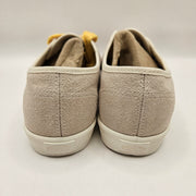 VANS WOMEN'S 7.5 AUTHENTIC LOW PRO FAT LACE TURTLEDOVE YARROW SUEDE BEIGE