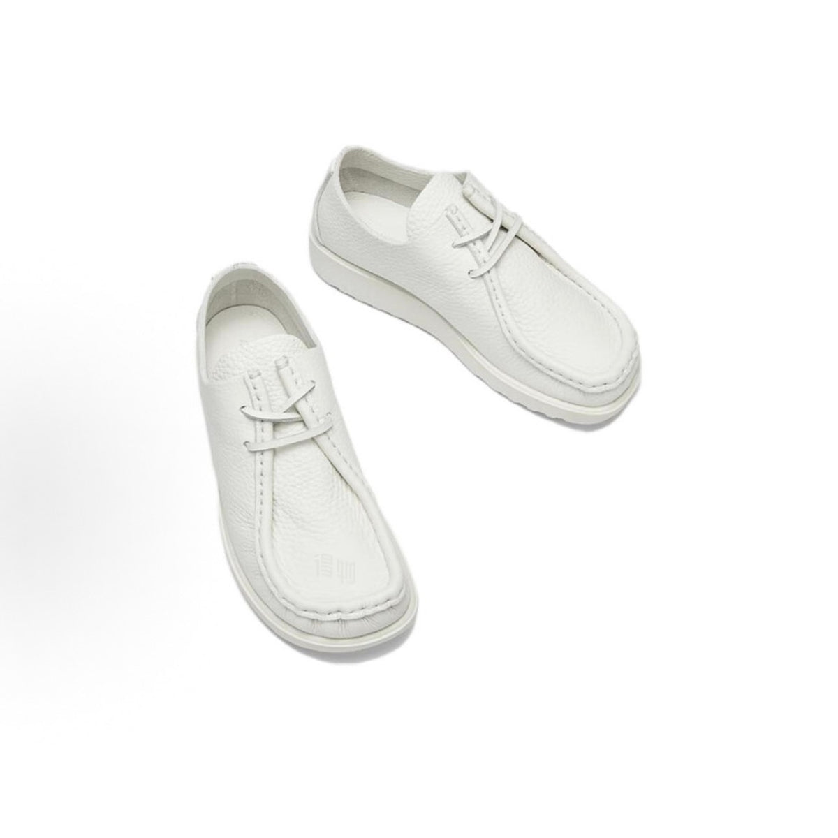 ECCO AT. KOLLEKTIVE MEN'S 46 WHITE LEATHER JOKE LACE SHOE NIB 39059491125