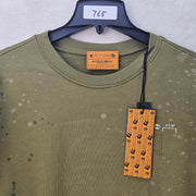 TIMBERLAND X A COLD WALL MEN'S LARGE OLIVE GREEN $350 D CREWNECK SWEATSHIRT
