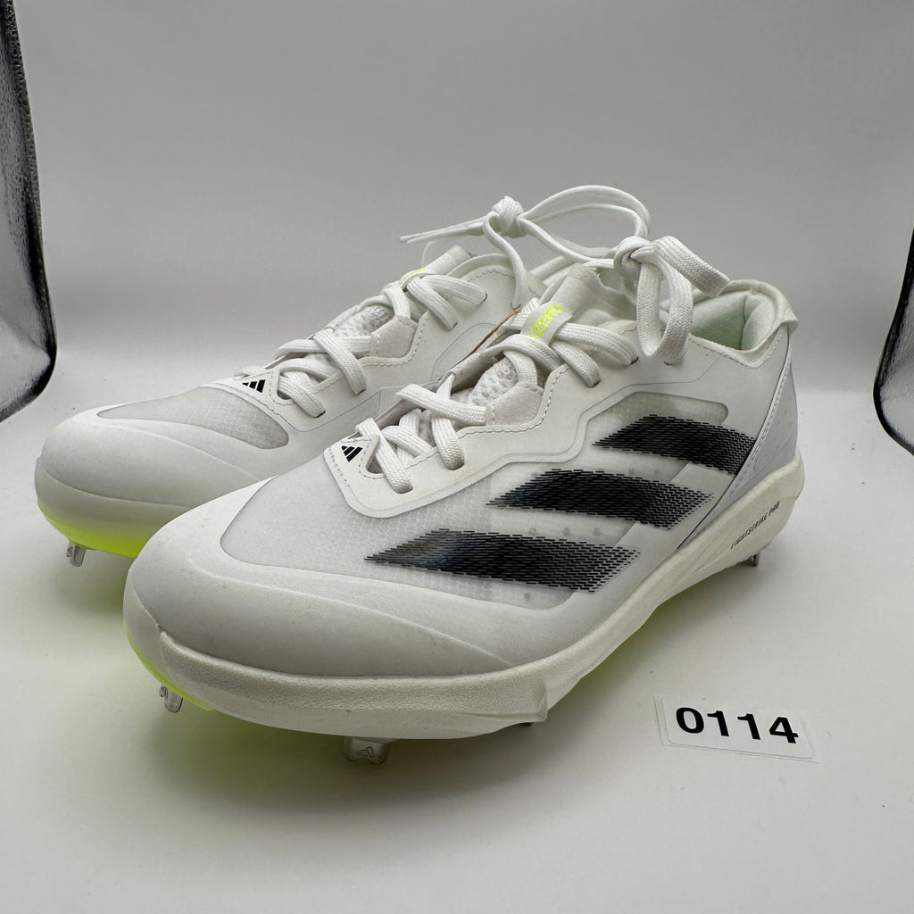 Adidas Adizero Instinct+ Softball Cleats Wms 7.5 White/Neon