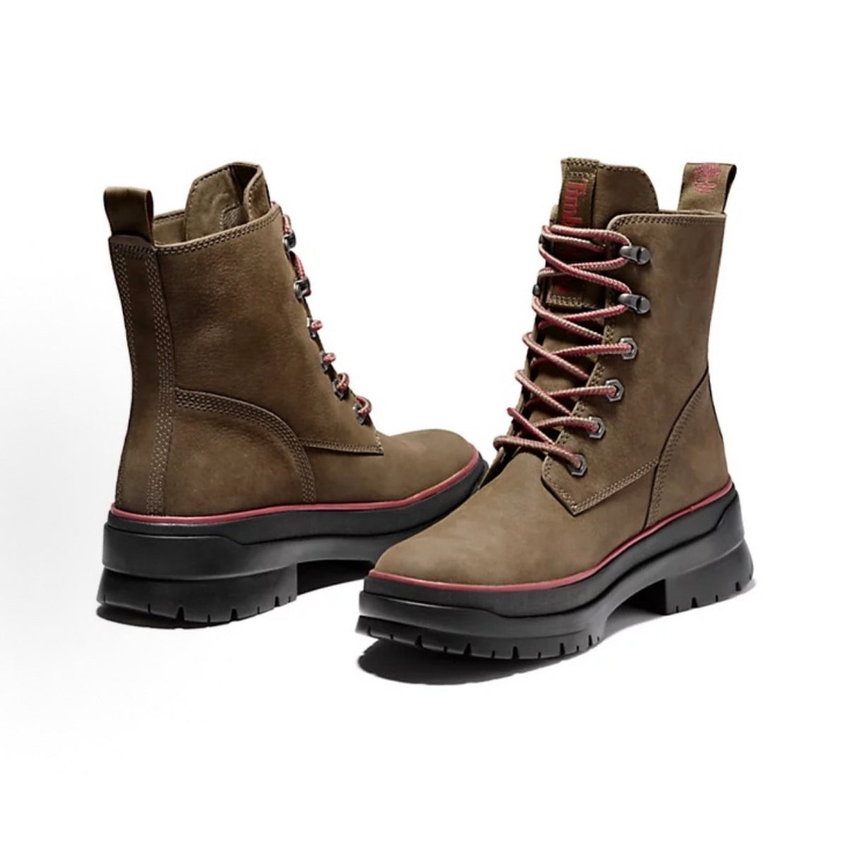 TIMBERLAND WOMEN'S 6 MALYNN EK+ WP MID BOOT OLIVE GREEN NUBUCK NIB
