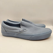 VANS MEN'S 9.5 CLASSIC SLIP ON PASTEL MONO DUSTY BLUE NWOB