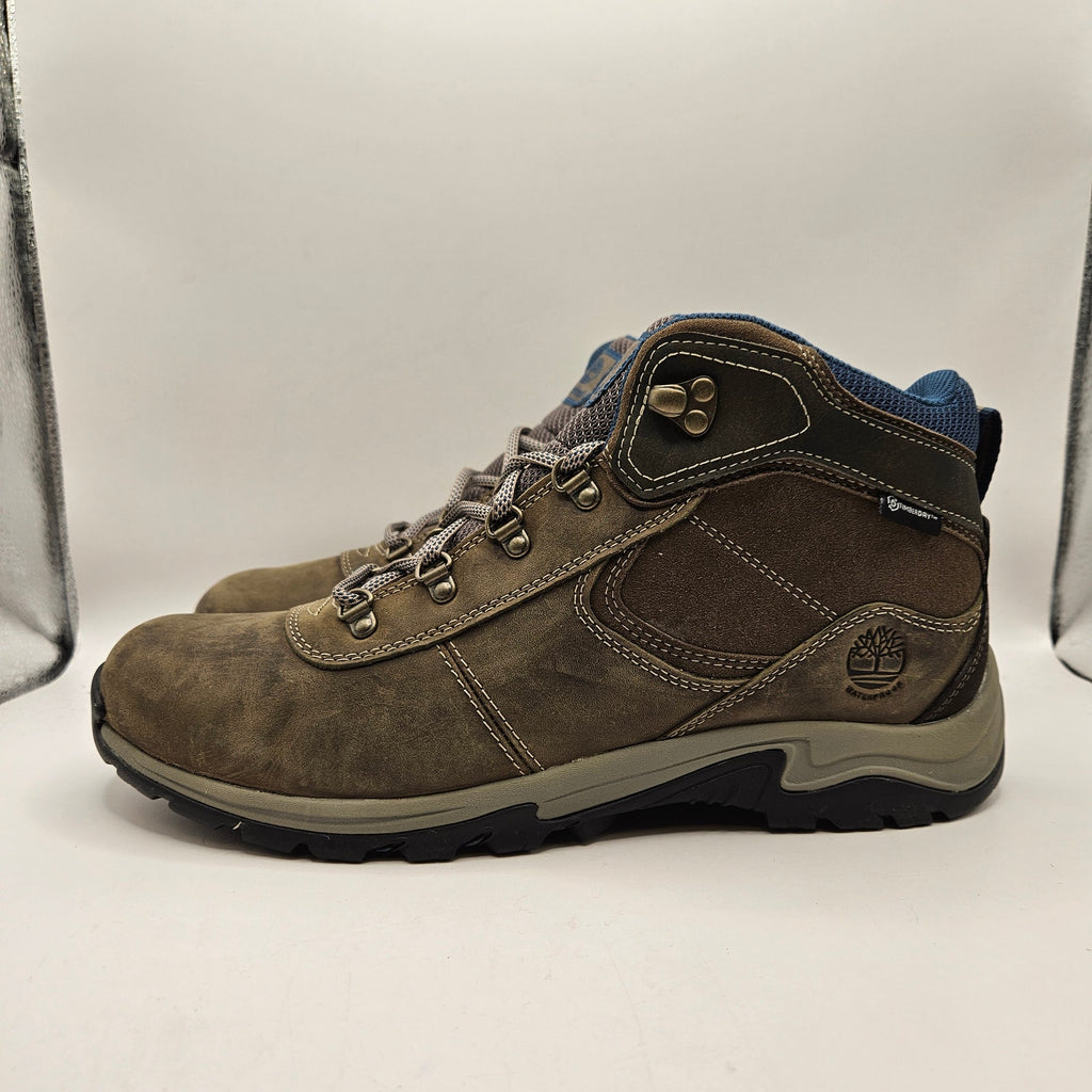 TIMBERLAND WOMEN'S 11 MT. MADDSEN WATERPROOF MID HIKING BOOT MEDIUM GREY NWOB