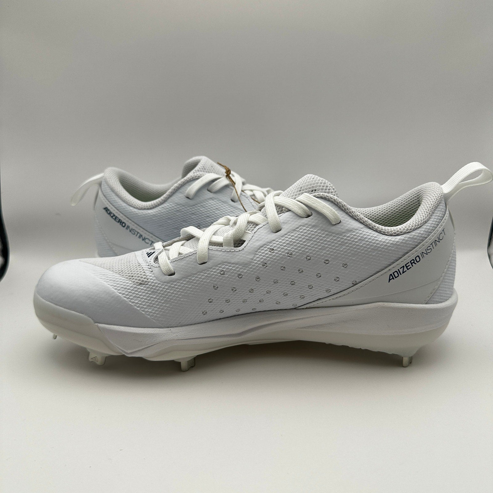Adidas Womens size 9 Softball Shoes Adizero Instinct IH3468 White/Blue