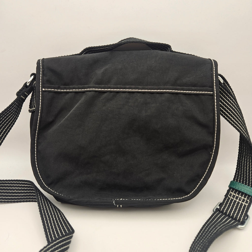 KIPLING FINLEY CROSSBODY NYLON BAG FLAP CLOSURE BLACK