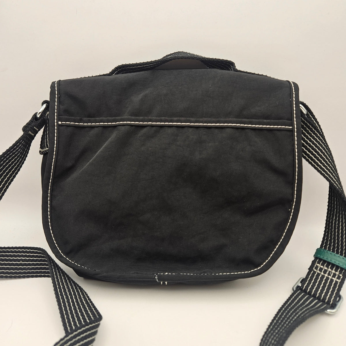 KIPLING FINLEY CROSSBODY NYLON BAG FLAP CLOSURE BLACK