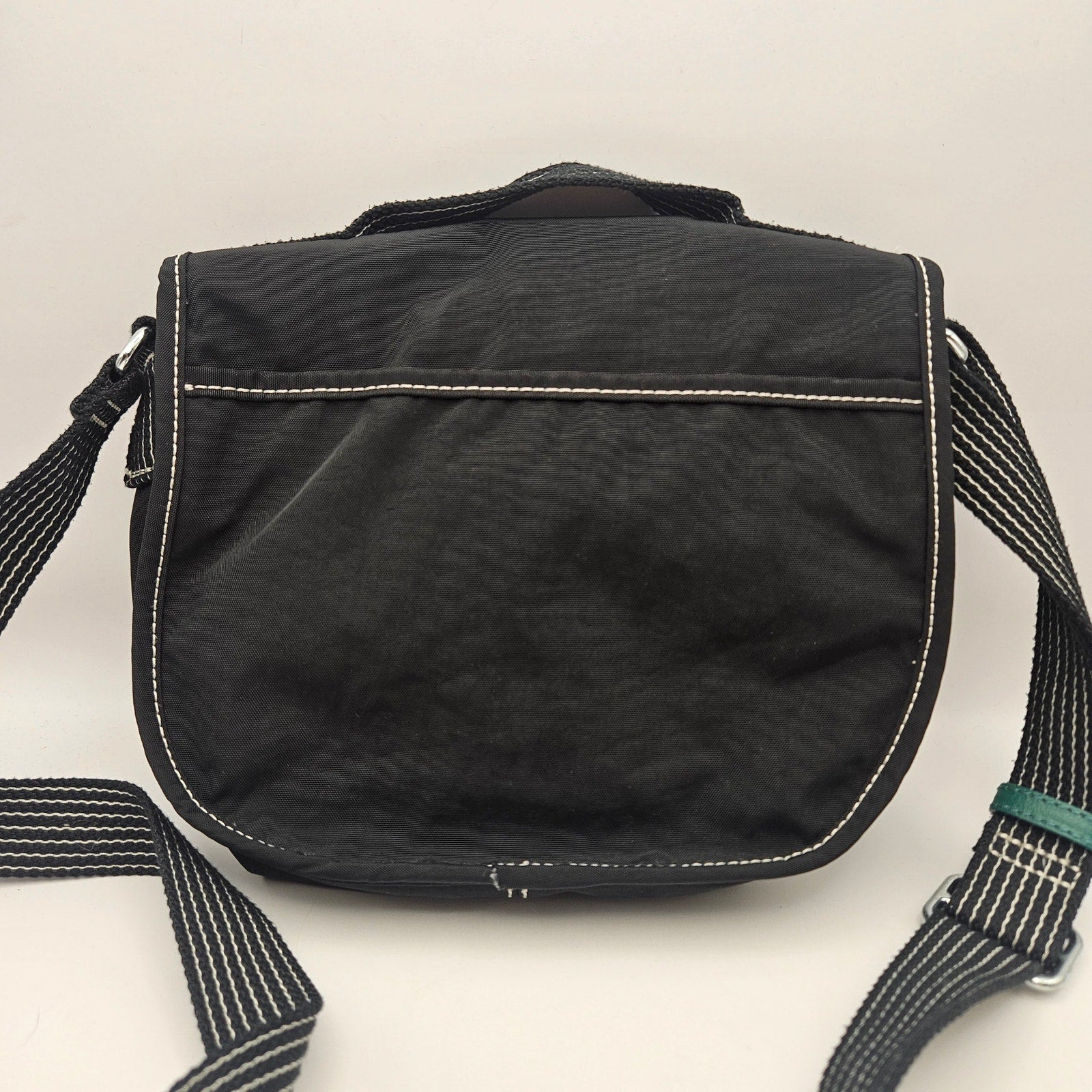 KIPLING FINLEY CROSSBODY NYLON BAG FLAP CLOSURE BLACK