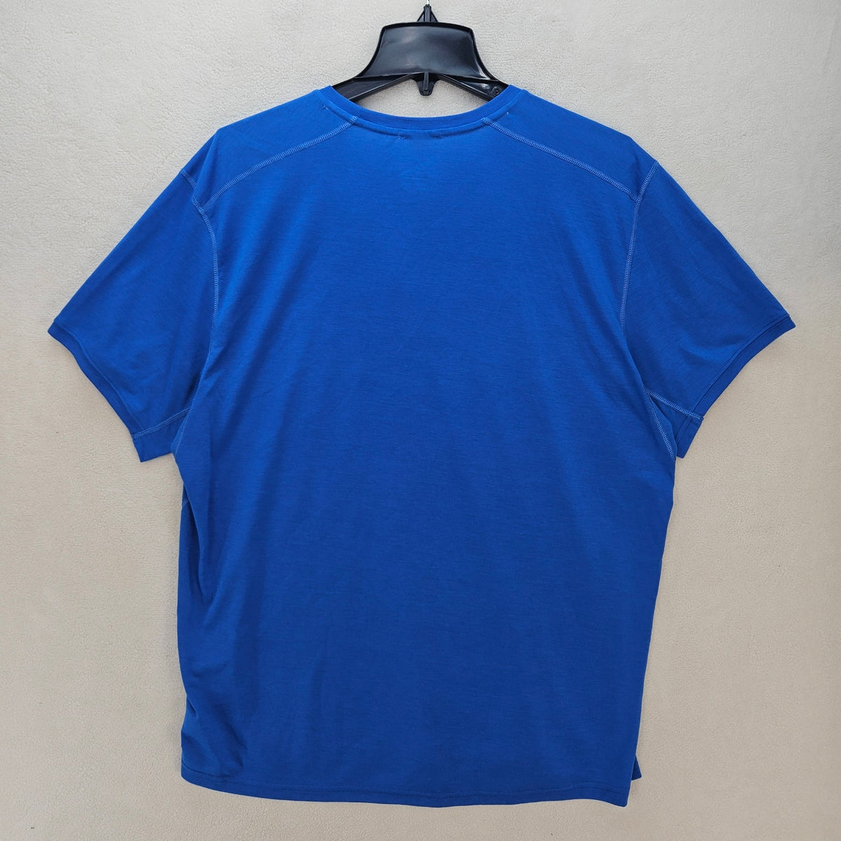 BROOKS WOMEN'S XL DISTANCE GRAPHIC SHORT SLEEVE BLUE TEE RESPECT HER RUN NWT