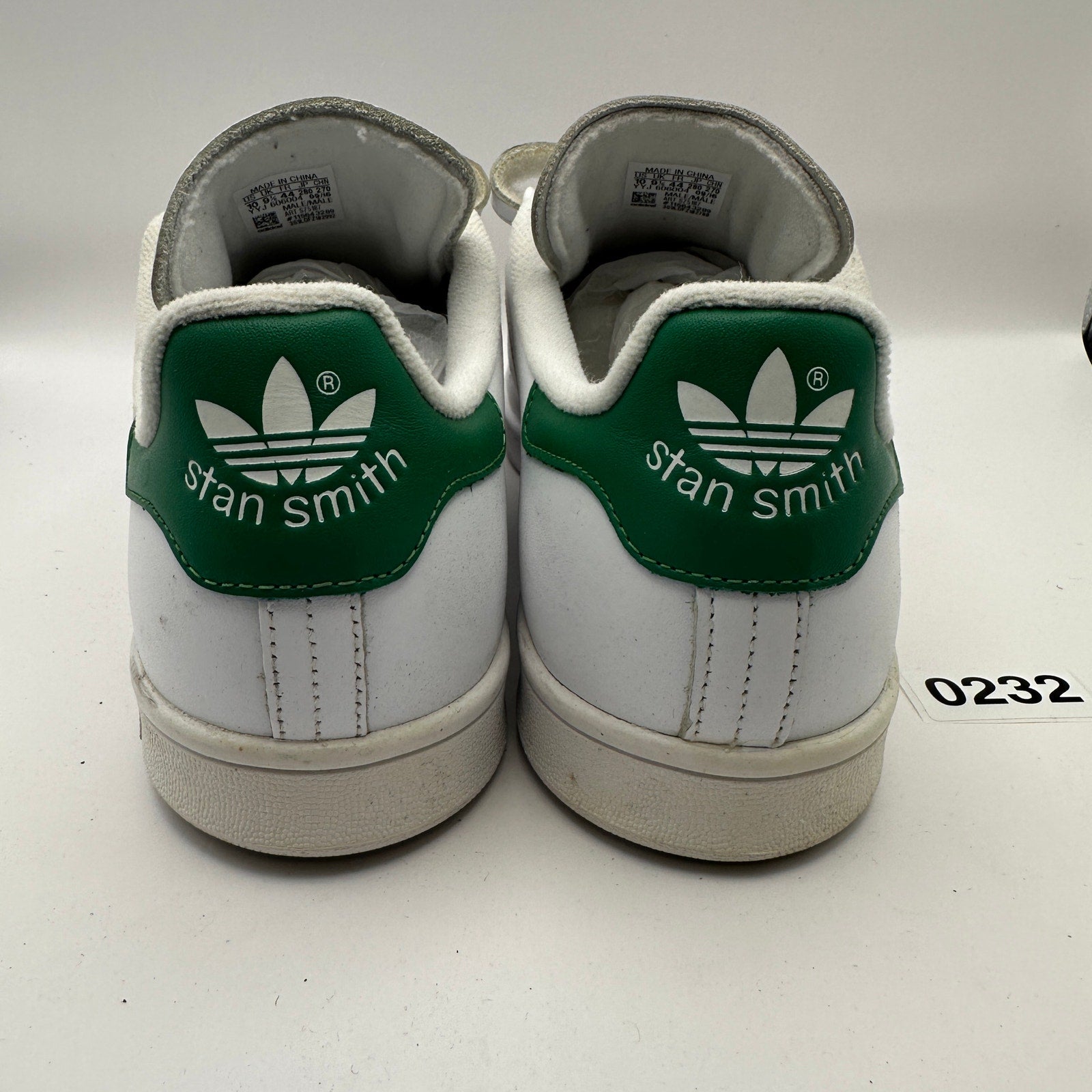 ADIDAS Stan Smith CF Men's 10 White/Green S75187