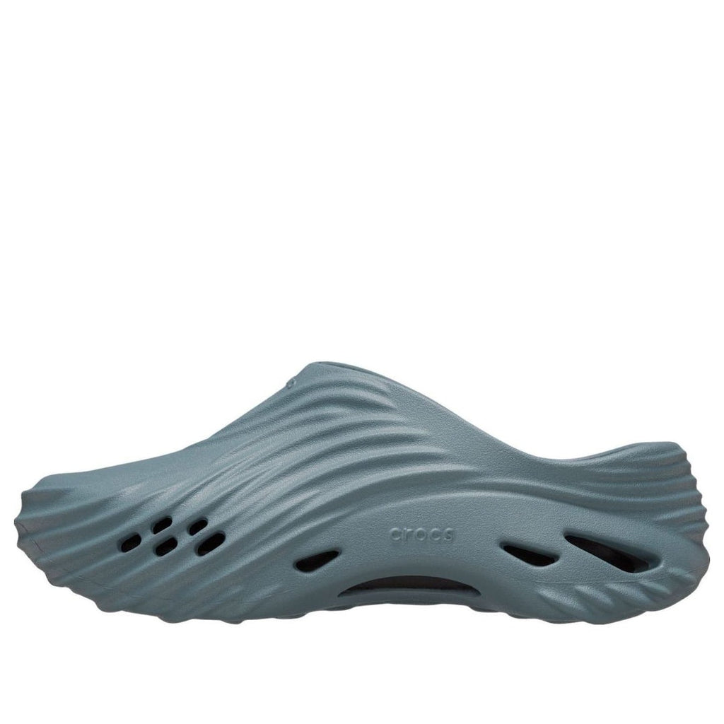 CROCS M9 W11 ECHO WAVE CLOG POND BLUE GRAY SLIP ON SHOES NIB