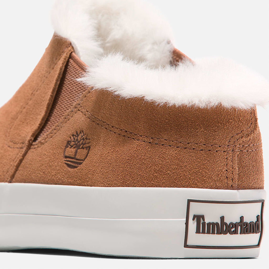 TIMBERLAND WOMEN'S 9.5 SKYLA BAY 2.0 LOW WARM LINED SNEAK RUST SUEDE NIB