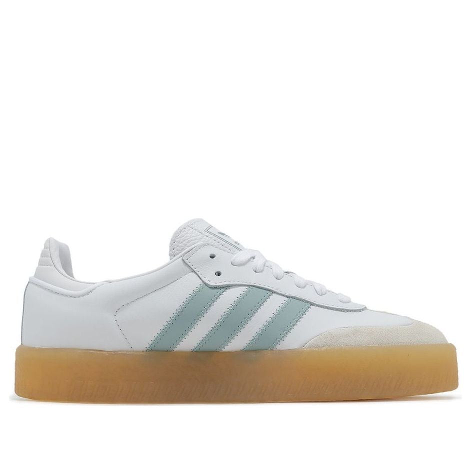 ADIDAS ORIGINALS WOMEN'S 10 SAMBAE WHITE WONDER BLUE JP5609 NWT