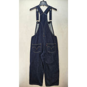 LEVI'S WOMEN'S MEDIUM BAGGY HIGHWATER OVERALLS DARK WASH A60790004