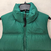 THE NORTH FACE WOMEN'S SMALL 1996 RETRO NUPTSE DTM VEST EVERGREEN 700 FILL DOWN