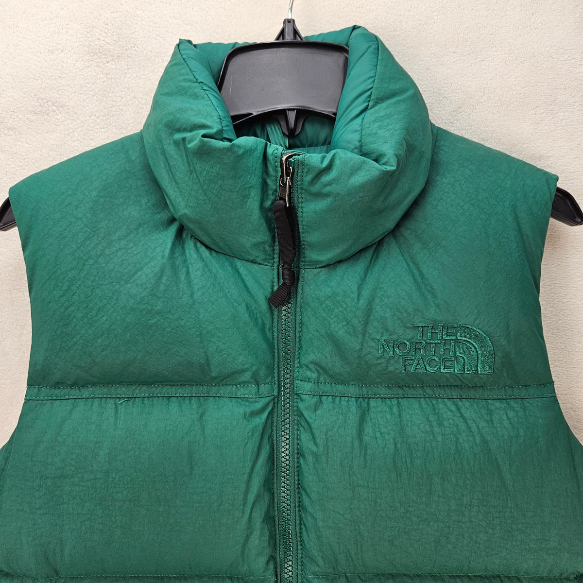 THE NORTH FACE WOMEN'S SMALL 1996 RETRO NUPTSE DTM VEST EVERGREEN 700 FILL DOWN