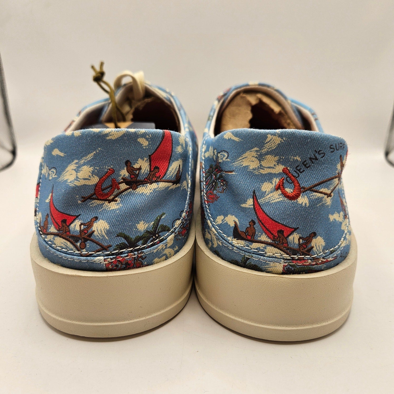 OLUKAI MEN'S 15 TRADEWIND OCEANSPRAY WAIKIKI BEACH NWT 10533-RYZQ