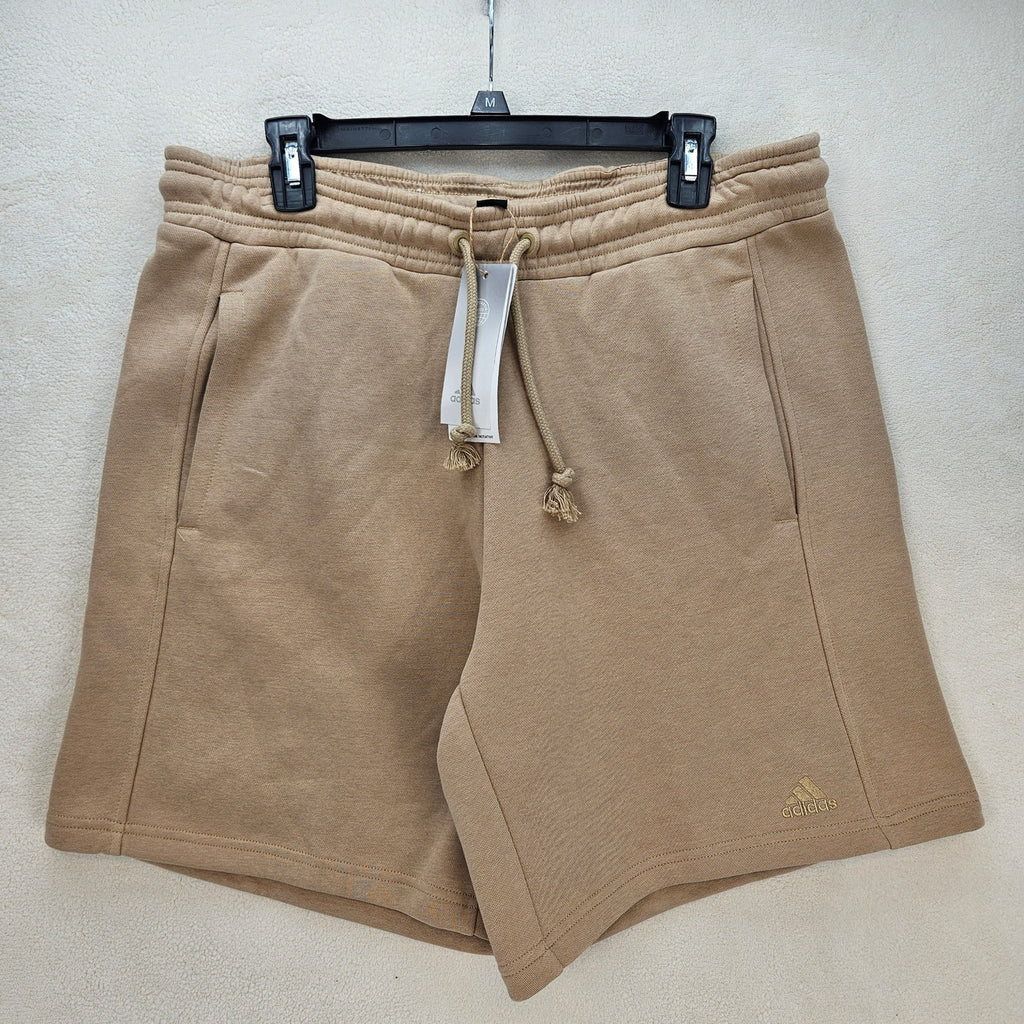 ADIDAS ALL SZN WOMEN'S XS SHORTS FLEECE SAND HT3837