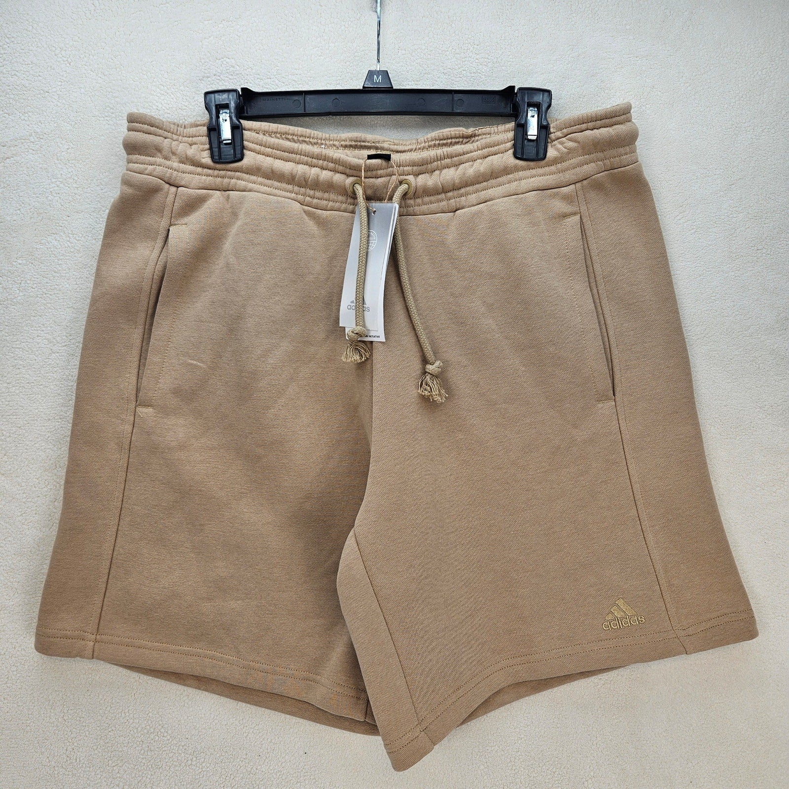 ADIDAS ALL SZN WOMEN'S XS SHORTS FLEECE SAND HT3837