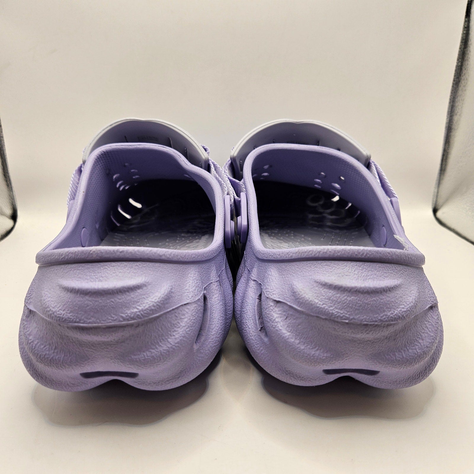 CROCS ECHO MEN'S 12 CLOG MYSTIC PURPLE SLIP ON CASUAL SANDAL 207937-5BN NWT