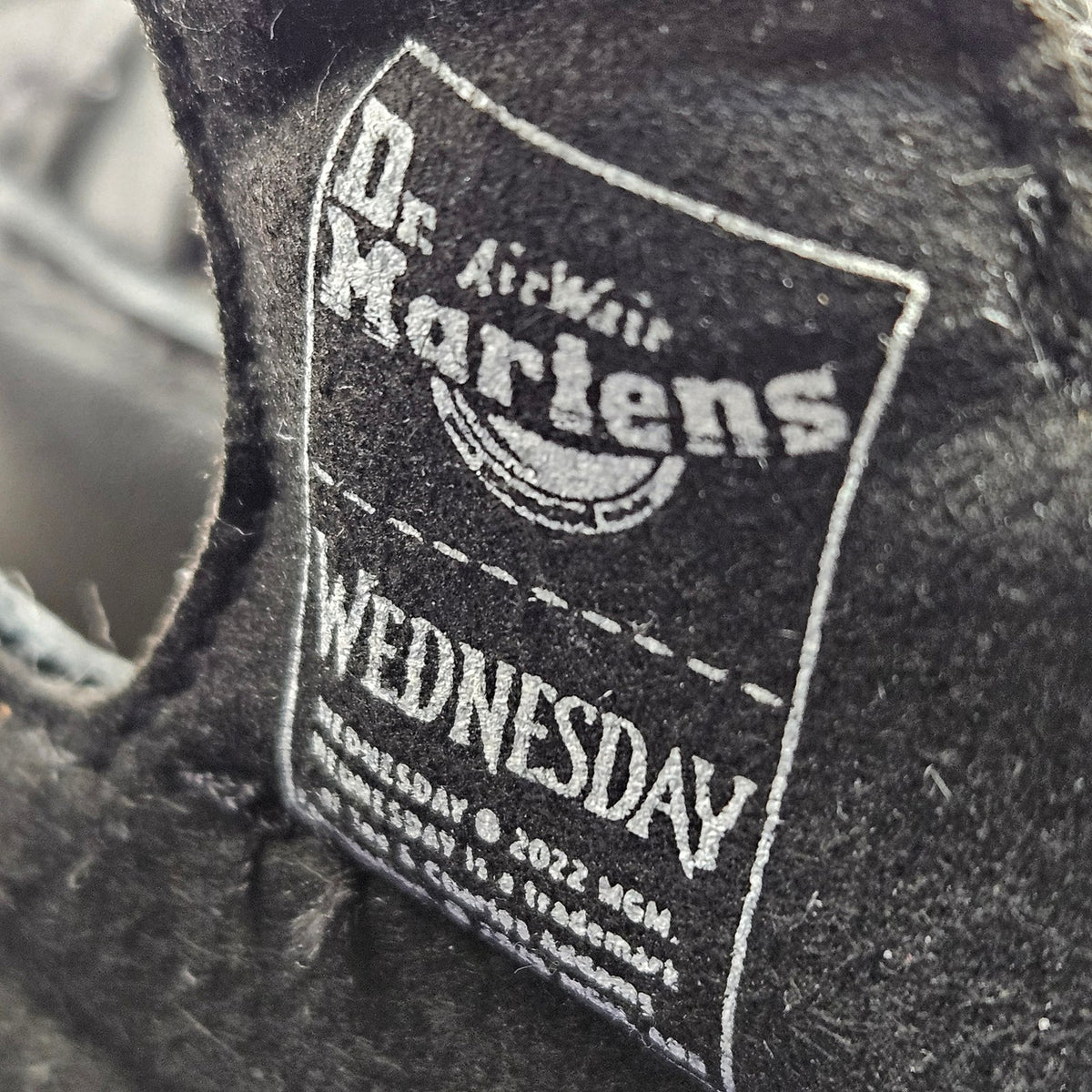 DR MARTENS WOMEN'S 6 WEDNESDAY ADAMS BUZZ MARY JANE BLACK PLATFORM SHOES BLACK