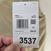 NIKE MEN'S 38X30 GOLF DRI-FIT KHAKI BEIGE STRETCH PERFORMANCE TROUSER NWT DN2397