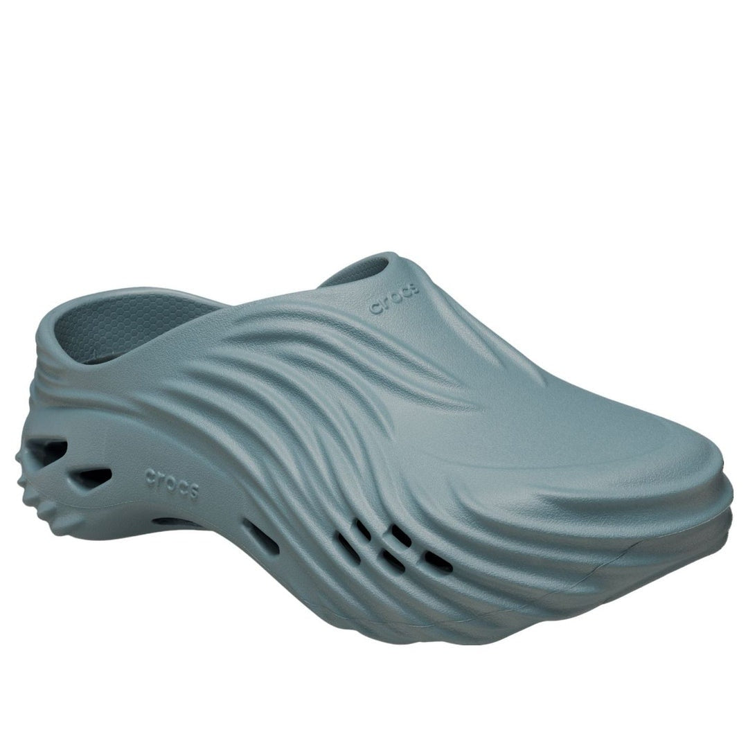 CROCS M9 W11 ECHO WAVE CLOG POND BLUE GRAY SLIP ON SHOES NIB