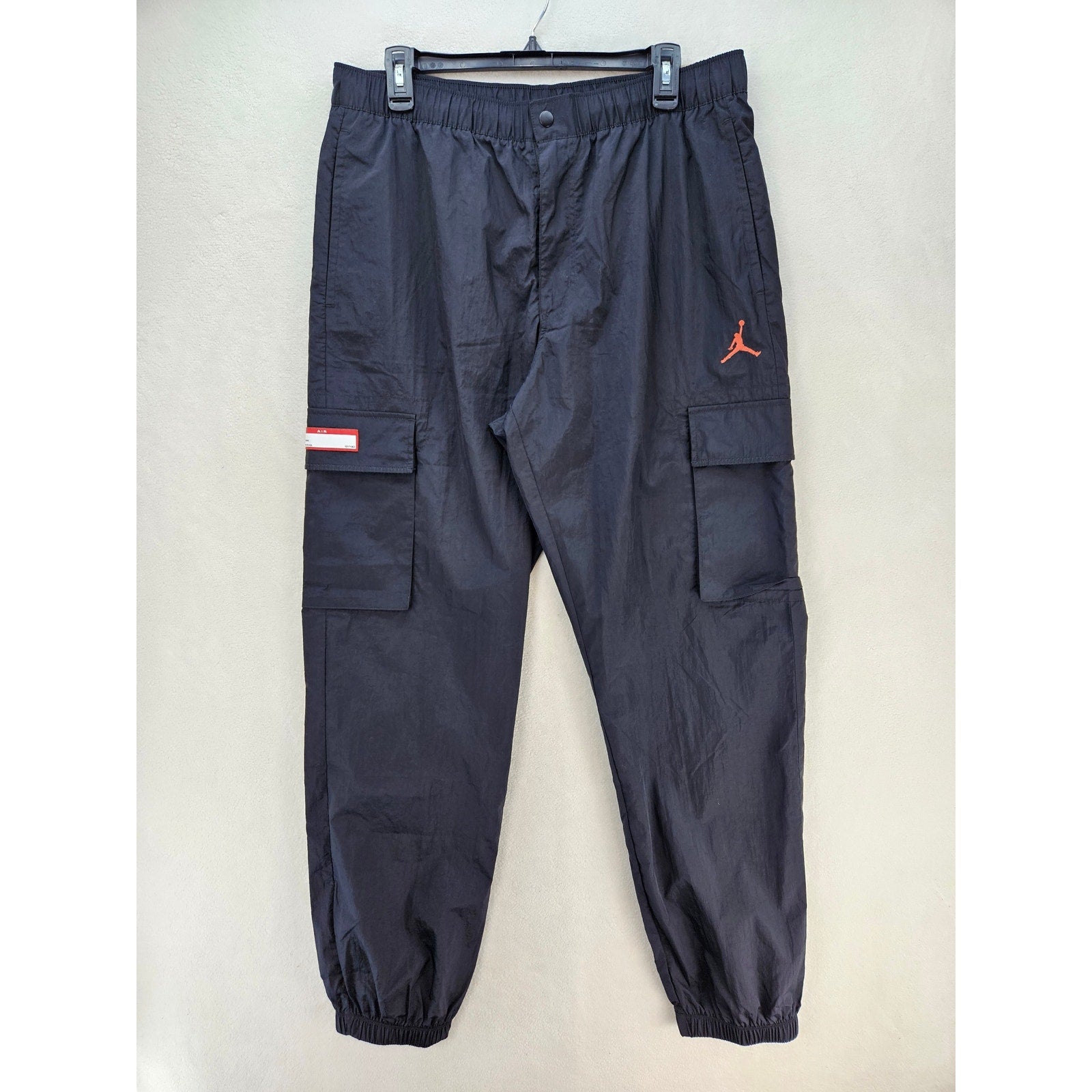 NIKE AIR JORDAN MEN'S L JUMPMAN FLIGHT MVP WOVEN CARGO PANTS NWT FN4609-010