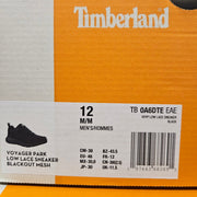TIMBERLAND MEN'S 12 VOYAGER PARK LOW LACE SNEAKER BLACKOUT MESH NIB