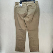 LEE WOMEN'S 16 MEDIUM RELAXED FIT ALL DAY STRAIGHT LEG PANT FLAX NWT
