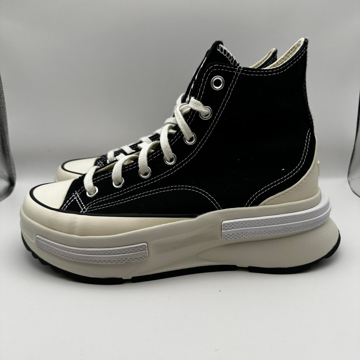 Converse A00869C Run Star Legacy Cx Hi Unisex Sneaker In Black White US 7.5