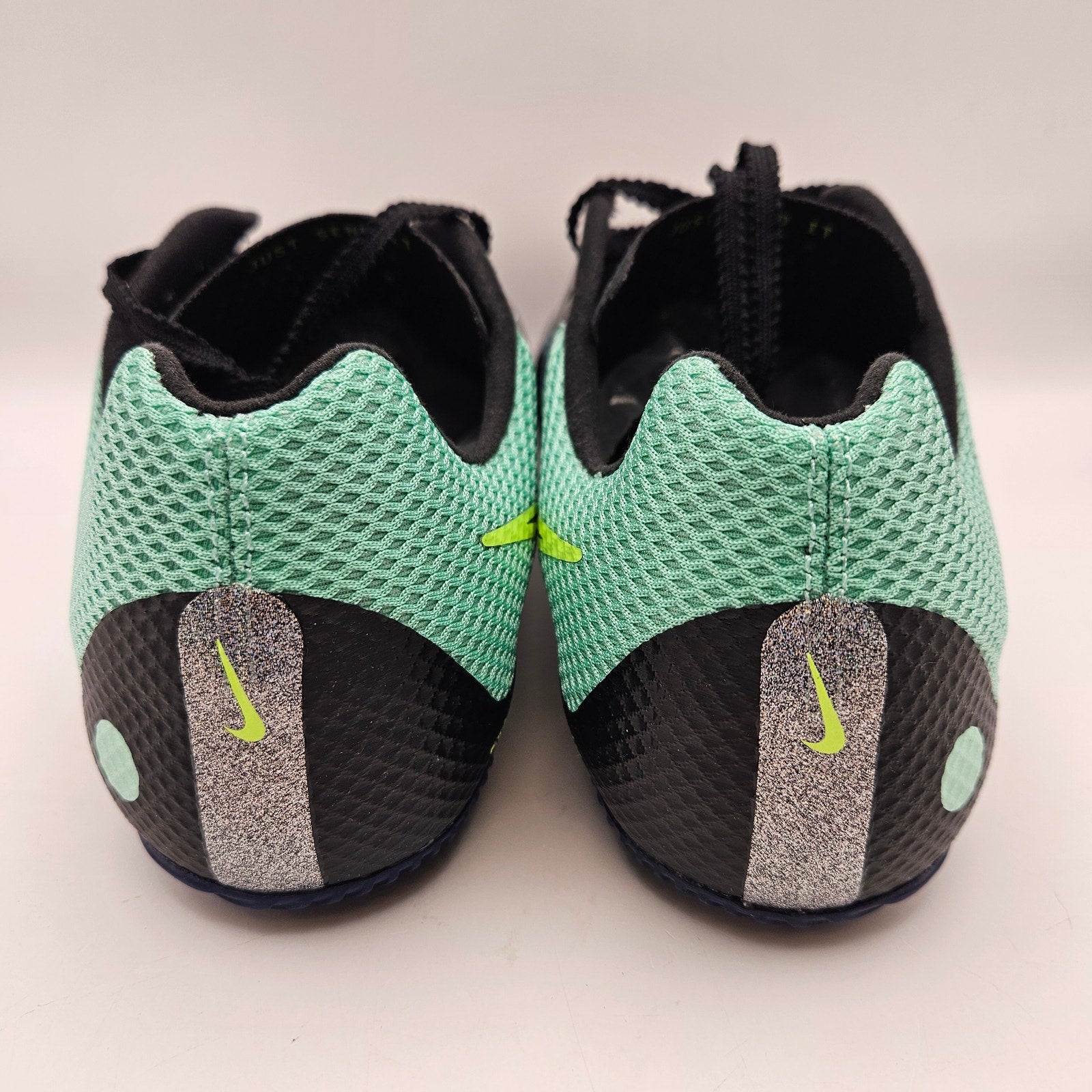 NIKE MEN'S 7.5 ZOOM RIVAL SPRINT TRACK SPIKES IM9132-300 BLACK VOLT BLUE NWOB