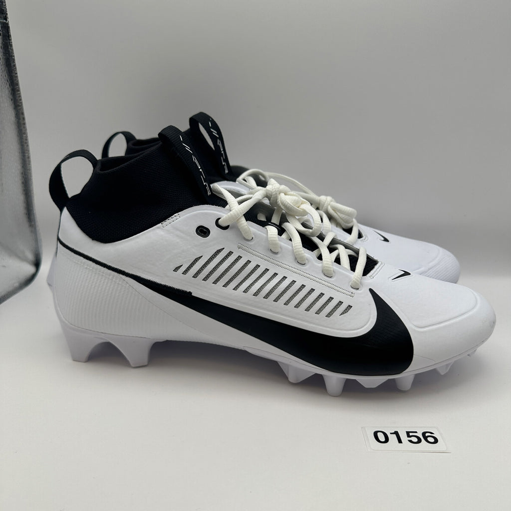 NIKE Men's 11.5 Vapor Edge PRO 360 2 Football Cleats White/Black FZ4267-100