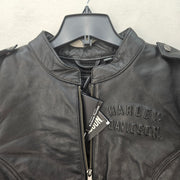 HARLEY DAVIDSON WOMEN'S XL CAPTAINS MODULAR LEATHER JACKET BLACK NWT