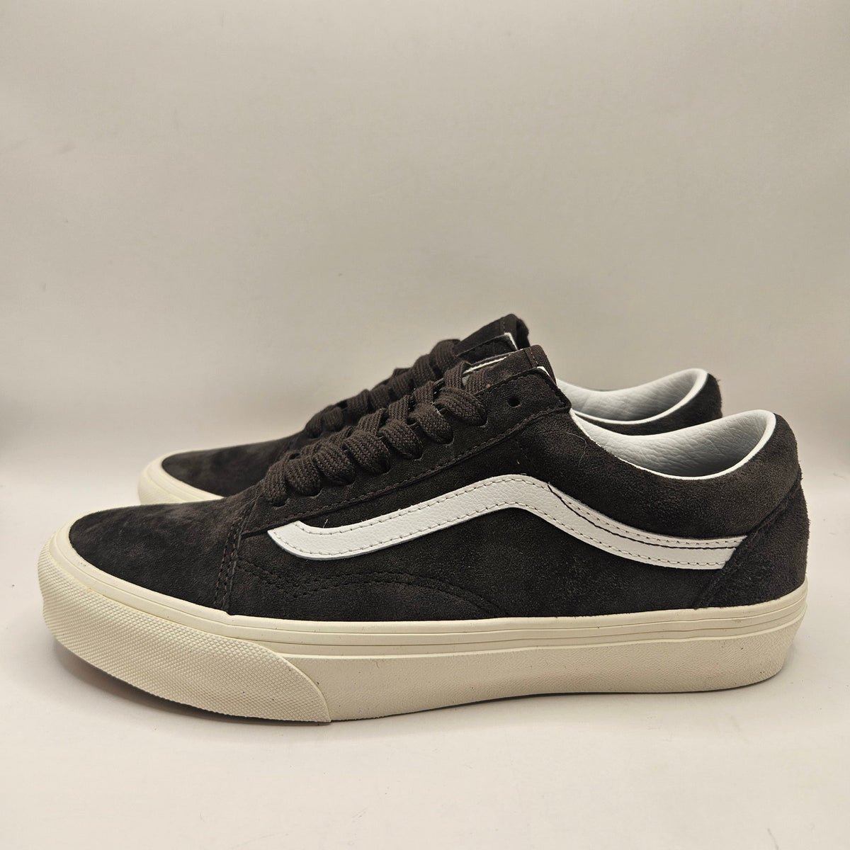 VANS M7/W8.5 OLD SKOOL PIG SUEDE AFTER DARK SKATE SNEAKER SHOES NWOB