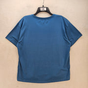 UNDER ARMOUR X PROJECT ROCK WOMEN'S LARGE BLUE TRAINING TSHIRT NWT